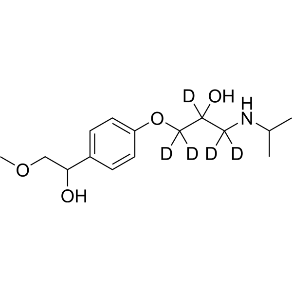 α-Hydroxy Metoprolol-d5 (Mixture of Diastereomers) 1189934-03-9